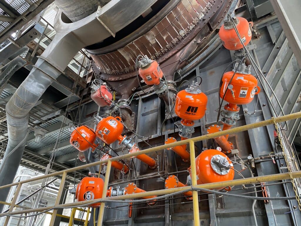 Martin Engineering Celebrates 50th Anniversary With Air Cannons