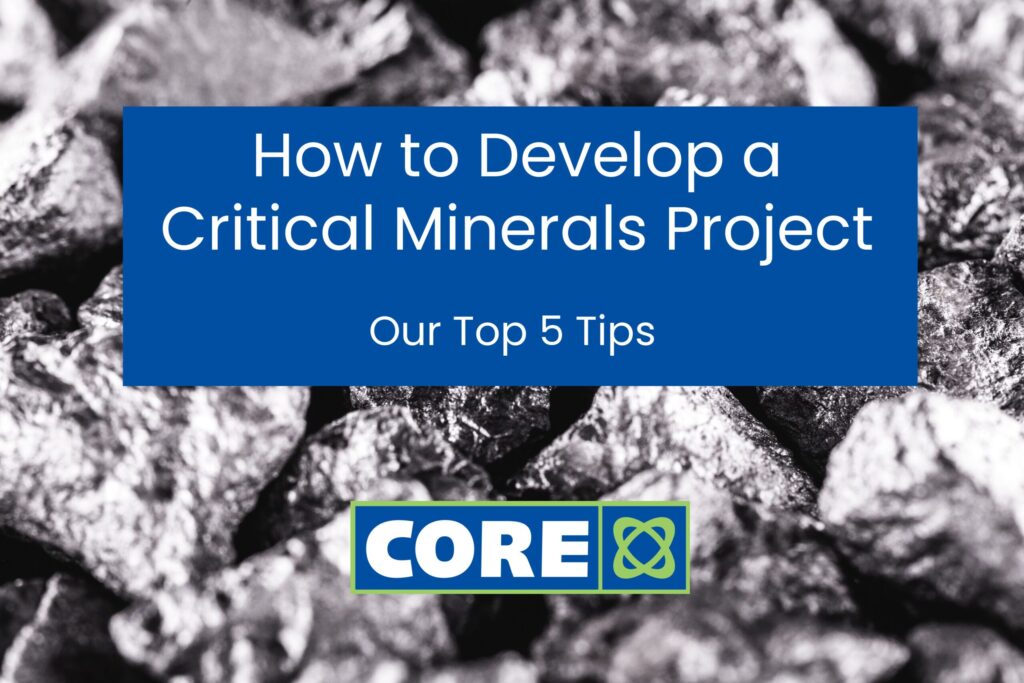 Core Resources unveils top five tips for critical minerals developers ...