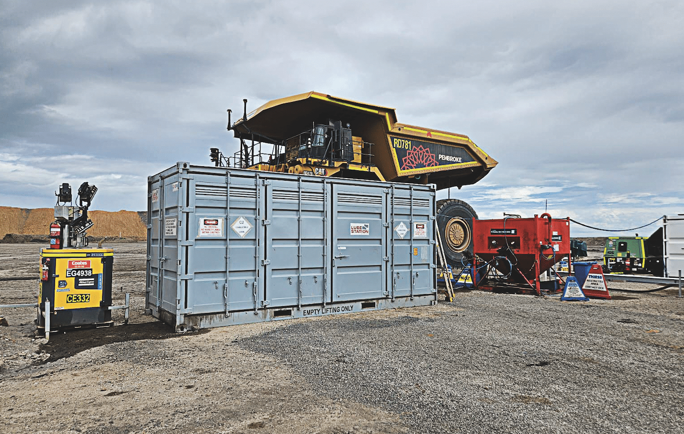 Fixed plant Lubestations cater to the needs of stationary equipment like conveyors and crushers that run around the clock. 
Image: Tradesales