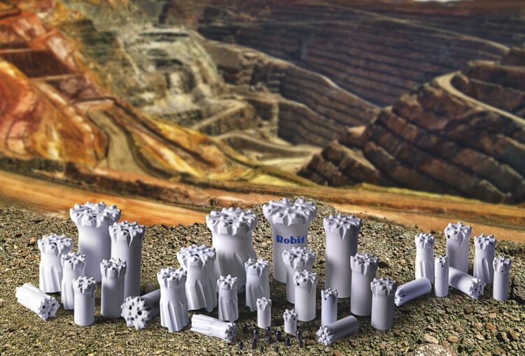 Robit’s button bits ensure productivity through durability in abrasive environments. Image: Robit