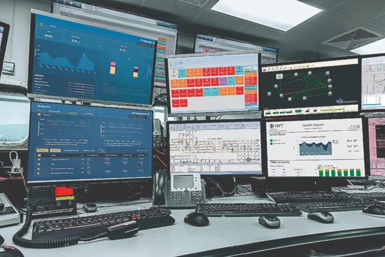 The IWT analytics platform provides continuous awareness of underground operations. Images: Innovative Wireless Technologies