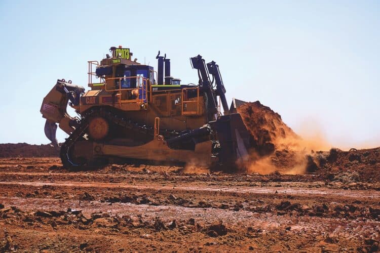 Caterpillar D11 dozers are among the assets being deployed for the project. Image: National Group
