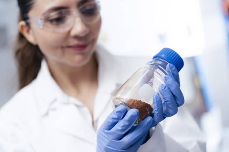 UQ researcher Dr Denys Villa-Gomez has developed an alternative approach to leaching. Image: The University of Queensland.