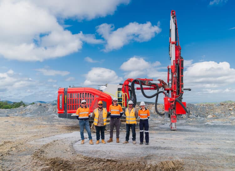Donnelly Blasting Services is now operating four Sandvik drill rigs, as it grows through its focus on quality, safety and long-term partnerships. Image: Sandvik
