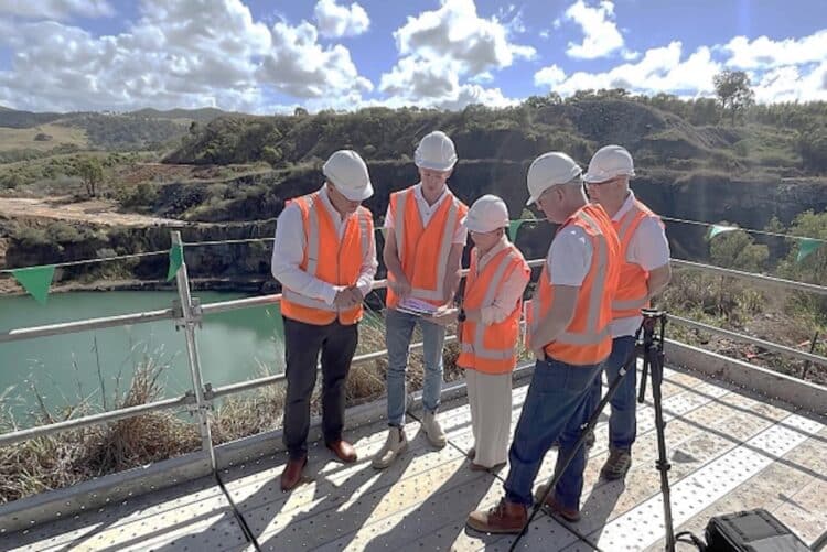 Queensland Government and Queensland Investment Corporation (QIC) delegates visit the Mt Chalmers in Central Queensland. Image: QMines