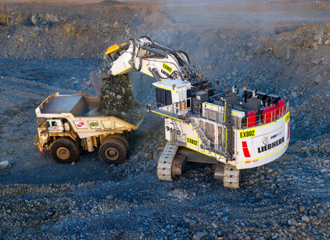 Liebherr excavators at Gruyere: load–haul planning notes for mine engineers